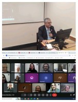 No dia 12 de maio de 2026, a disciplina Processos Educativos em Perspectiva Transnacional promoveu a aula: “De la declaración a la acción: Doce objetivos estratégicos para la educación superior latinoamericana a partir de la CRES+5”.

Ministrada pelo Prof. Dr. Jorge Garcia Riardt, membro do Conselho Nacional de Educação e Ciências do Paraguai, a atividade proporcionou importantes reflexões sobre os desafios e perspectivas da educação superior na América Latina e no Caribe.

Durante o encontro, foram discutidos os objetivos estratégicos propostos a partir da CRES+5, destacando temas como internacionalização, inclusão, inovação, sustentabilidade e compromisso social das universidades.

A aula também enfatizou a relação entre educação superior e os Objetivos de Desenvolvimento Sustentável (ODS), reforçando o papel das instituições de ensino na construção de sociedades mais justas, democráticas e sustentáveis.

O diálogo transnacional promovido pela atividade fortalece o compromisso do PPIFOR com a formação acadêmica internacional e com a integração de diferentes perspectivas latino-americanas no campo educacional.