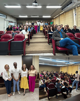 No dia 4 de agosto de 2026, os alunos do PPIFOR participaram da palestra “Processos educativos e Formação de Professores: diálogos Brasil-Angola”, realizada no miniauditório da Unespar - Campus de Paranavaí. O encontro contou com a participação do Prof. Dr. Sabino Ferreira do Nascimento, da Universidade Agostinho Neto (UAN), de Angola, que compartilhou reflexões e experiências sobre os processos de formação docente e as relações entre Brasil e Angola no campo educacional. Doutor em Letras pela Universidade de Évora, em Portugal, o professor Sabino atua em projetos internacionais relacionados à educação, empreendedorismo e sustentabilidade, além de desenvolver pesquisas nas áreas de Literaturas Africanas, Letracia, Análise Textual e Discurso Político. A atividade proporcionou aos estudantes do PPIFOR um importante espaço de diálogo, intercâmbio acadêmico e reflexão sobre a formação de professores em diferentes contextos educacionais, fortalecendo as perspectivas de cooperação internacional do Programa.